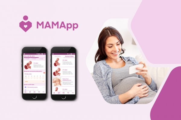 Aplikace pro těhotné MAMApp je nejstahovanější aplikací posledních dní