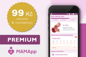 Slavíme druhé narozeniny - MAMApp PREMIUM jen za 99 Kč!